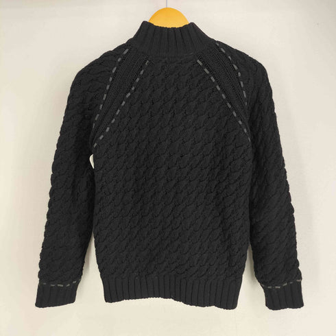 ジャンフランコフェレ GIANFRANCO FERRE ジップアップケーブルニット レディース