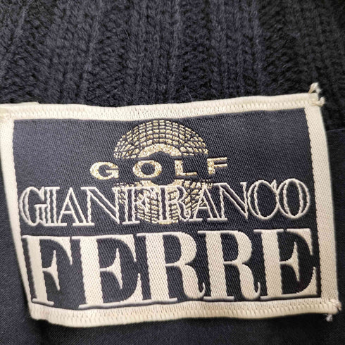 ジャンフランコフェレ GIANFRANCO FERRE ジップアップケーブルニット レディース