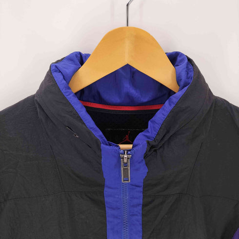 ジョーダンブランド JORDAN BRAND 19AW Wings Windwear マルチカラー ジャンプマン ロゴ ハーフジップ パッカブルフード アノラック ジャケット メンズ import:L