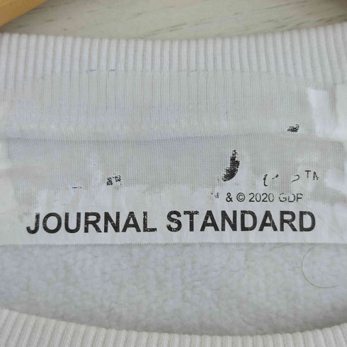 ジャーナルスタンダード JOURNAL STANDARD コットン 両面プリント クルーネックスウェット メンズ JPN:M
