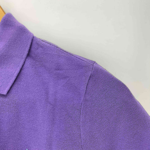 ラルフローレン RALPH LAUREN THE SKINNY POLO ポニー刺繍鹿の子ポロシャツ レディース import:S