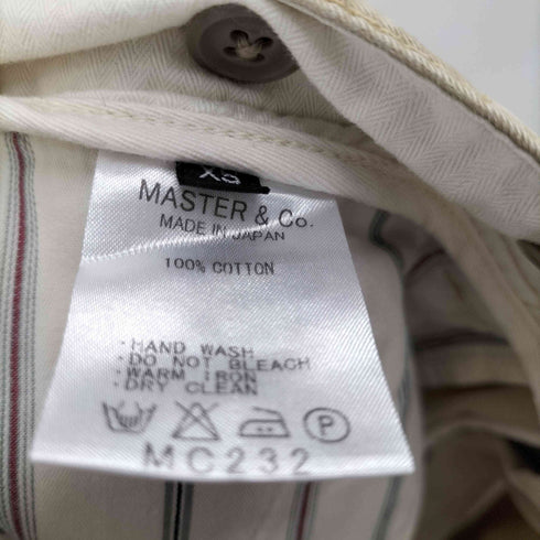マスターアンドコー MASTER&CO. ナローチノパンツ メンズ JPN:XS