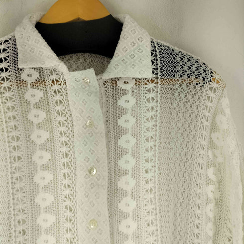 ニコアンド niko and... L/S レースシャツ レディース JPN:L