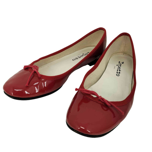 レペット repetto CENDRILLON エナメルパンプス サンドリオン バレリーナ バレエシューズ パテントレザー レディース 37 1/2
