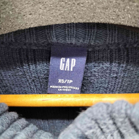 ギャップ Gap 00S OLD ハーフボタン コットンニット メンズ import:XS