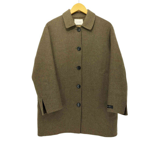 as.style ステンカラー ハンドメイド ウール ミドルコート レディース