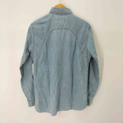 デニムアンドサプライ ラルフローレン DENIM & SUPPLY RALPH LAUREN CLASSIC FIT INDIGO シャンブレーシャツ メンズ JPN:S