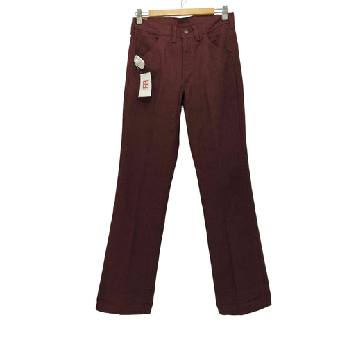 リー Lee 70S Hip pocket label ピスマーク USA製 千鳥格子柄 BOOT CUT FLARE パンツ メンズ