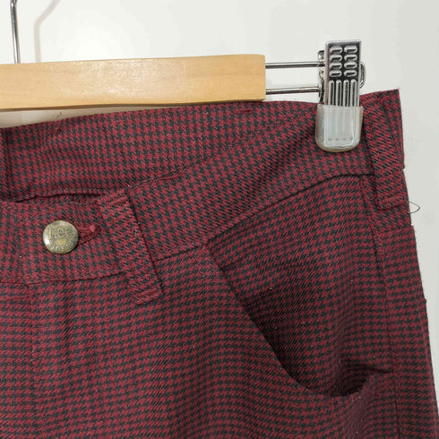 リー Lee 70S Hip pocket label ピスマーク USA製 千鳥格子柄 BOOT CUT FLARE パンツ メンズ
