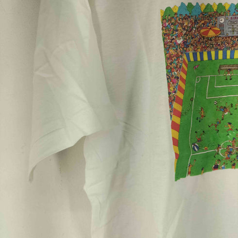 PLAYING SOOCER プリントTシャツ メンズ