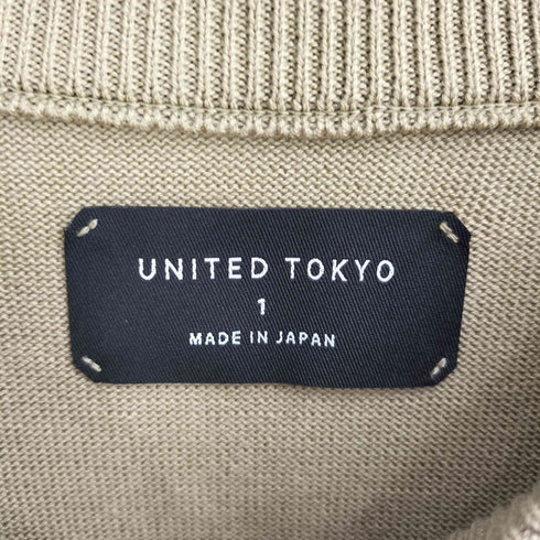 ユナイテッドトウキョウ UNITED TOKYO エンブロイダリークルーネックカーディガン メンズ JPN:1