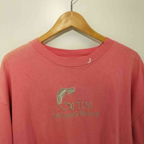 オニータ ONEITA 84-90s Color Wearタグ ロゴ刺繍 シングルステッチ ショートスリーブTシャツ メンズ