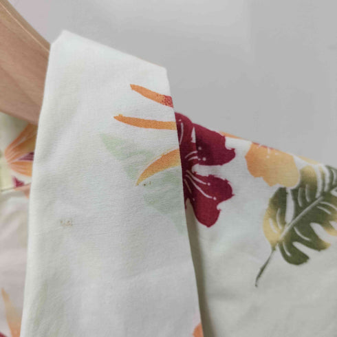 琉球の里 花柄 半袖シャツ ビッグサイズ メンズ 4L