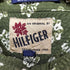 ヒルフィガー HILFIGER 00S シアサッカー フラワープリント 半袖ボタンダウンシャツ メンズ JPN:L