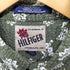 ヒルフィガー HILFIGER 00S シアサッカー フラワープリント 半袖ボタンダウンシャツ メンズ JPN:L