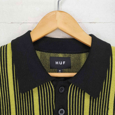 ハフ HUF TRACE STRIPE KNIT TOP メンズ M