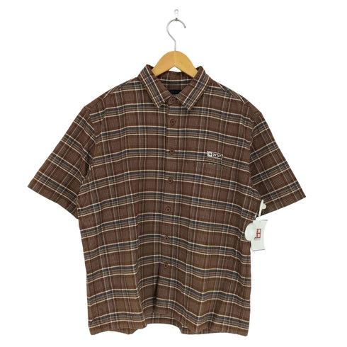 ハフ HUF MILLENNIUM PLAID OMBRE SHIRT メンズ M