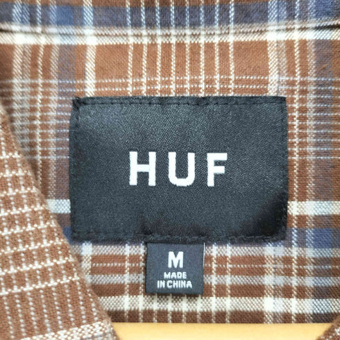 ハフ HUF MILLENNIUM PLAID OMBRE SHIRT メンズ M