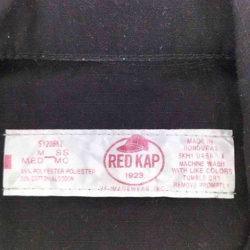 レッドキャップ RED KAP ホンジュラス製 ロゴ刺繍オープンカラーシャツ メンズ import:M