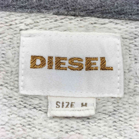 ディーゼル DIESEL フロント刺繍 ジップパーカー メンズ JPN:M