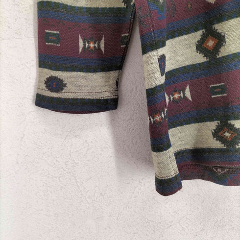 HASTING & SMITH 90S USA製 ノルディック柄 アクリル ニットセーター メンズ import:S