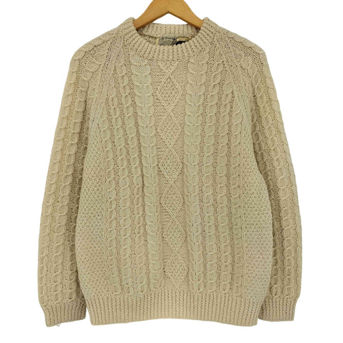 HAND KNIT ARAN ラグランスリーブ アランニット メンズ 36