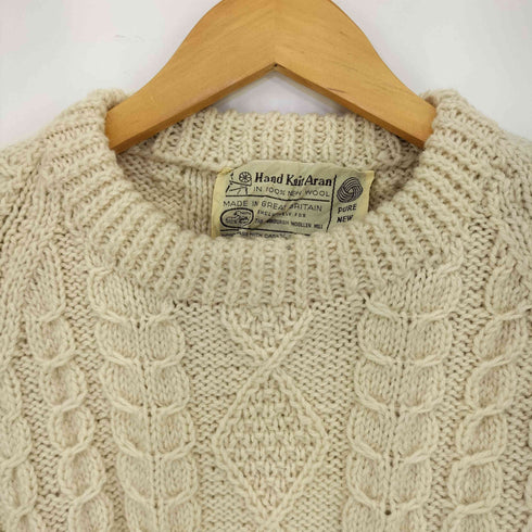 HAND KNIT ARAN ラグランスリーブ アランニット メンズ 36