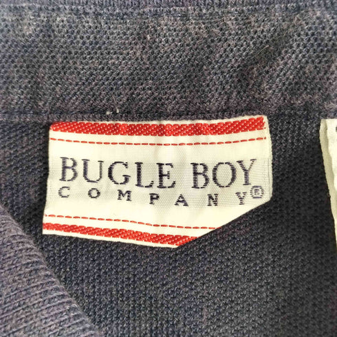 ビューグルボーイ Bugle Boy 鹿の子 総柄 S/Sポロシャツ パイナップル ヤシの木 メンズ JPN:L
