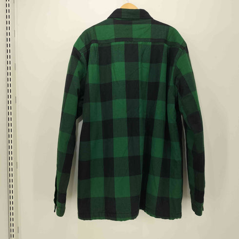 カーハート Carhartt RELAXED FIT HEAVYWEIGHT FLANNEL SHELPA LINED SHIRT JACKET メンズ import:L