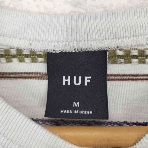 ハフ HUF TETHER STRIPE TEE メンズ M