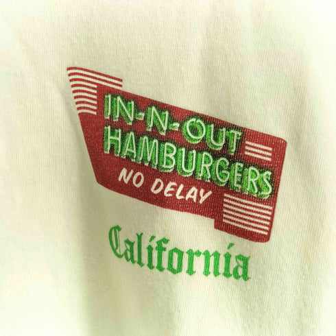 インアウトバーガー IN-N-OUT BURGER 両面プリント S/S Tシャツ メンズ JPN:S