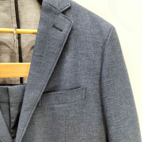 タケオキクチ TAKEO KIKUCHI シャンブレー ツイル ジャケット スーツセットアップ メンズ 2