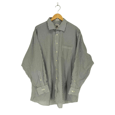 ジョセフアボード JOSEPH ABBOUD ストライプシャツ メンズ 18 1/2