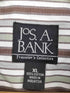 ジョスエーバンク Jos A Bank マルチストライプボタンダウンシャツ メンズ XL
