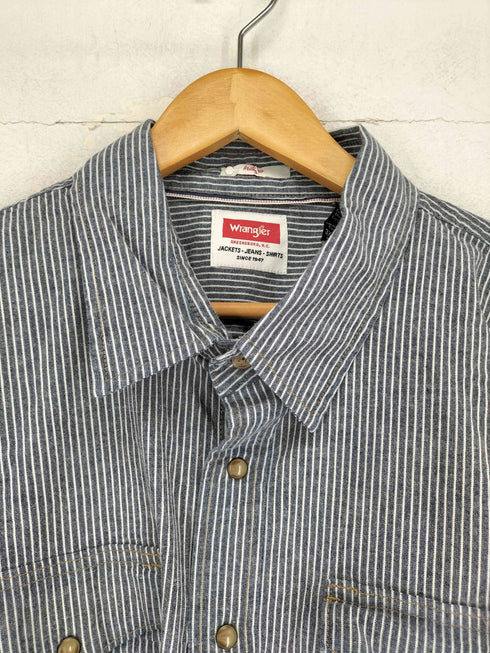 ラングラー Wrangler ヒッコリーワークシャツ メンズ 3XL