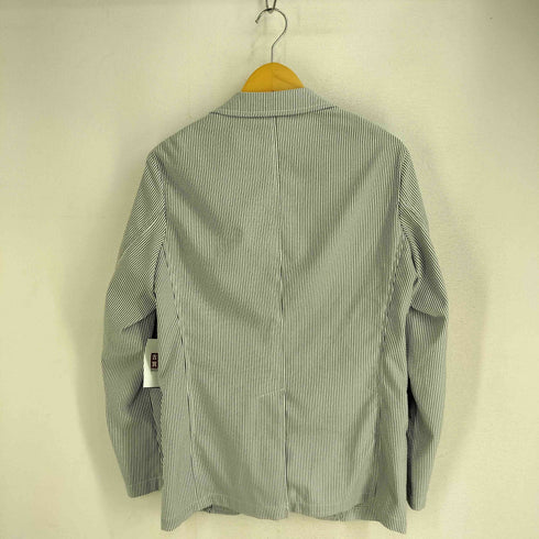 メンズビギ MENS BIGI シアサッカー 2B ストライプ柄 テーラードジャケット メンズ LL