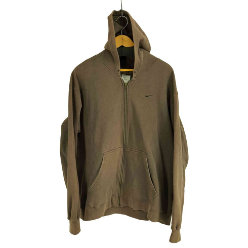 ナイキ NIKE 00S USA製 フルジップアップ スウェットパーカー メンズ import:XL
