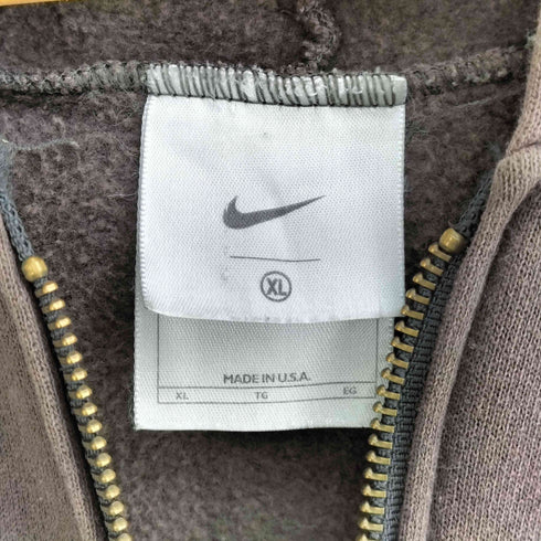 ナイキ NIKE 00S USA製 フルジップアップ スウェットパーカー メンズ import:XL