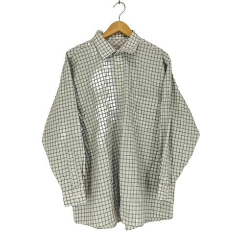 ジョセフアボード JOSEPH ABBOUD ウィンドーペーンチェックボタンダウンシャツ メンズ 18