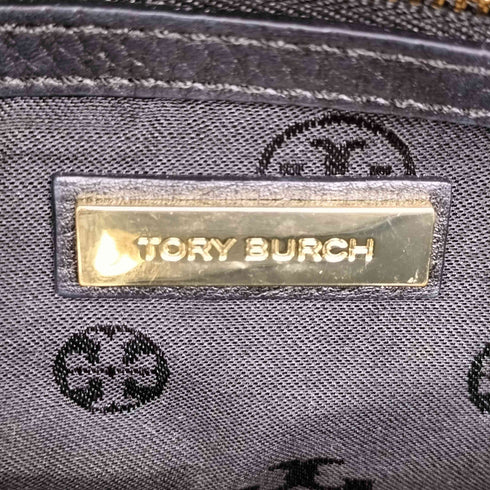 トリーバーチ TORY BURCH 2way シボ革 ロゴ ハンドバッグ ショルダーバッグ レディース