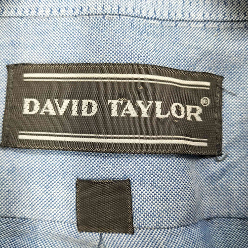 デヴィッドテイラー david taylor 半袖ボタンダウンシャツ メンズ 20