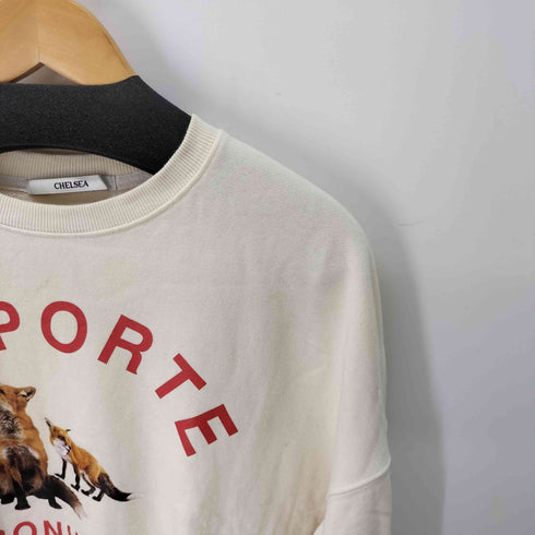 nugu fox lettering sweatshirt レディース FREE