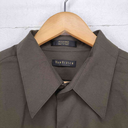 ヴァンヒューゼン VAN HEUSEN MICROFIVER ビッグサイズシャツ メンズ 18 34/35