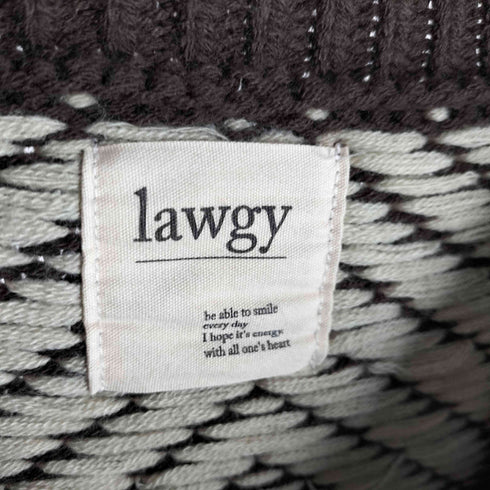ラウジー lawgy waist rib pattern knit レディース FREE