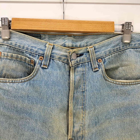 リーバイス Levis 90S 93年 6月製 USA製 ボタン裏 552 刻印 501 アイスウォッシュ ボタンフライ デニム パンツ メンズ W32L36