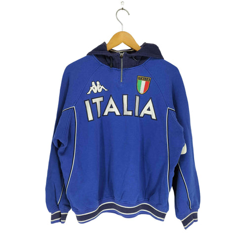 カッパ Kappa 00S KAPPA ITALY NATIONAL TEAM Half Zip Hoodie メンズ JPN:L