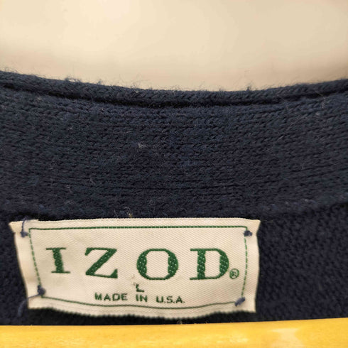 アイゾッド IZOD USA製 アクリルカーディガン メンズ import:L