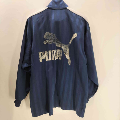 プーマ PUMA 90s-00s ヒットユニオン製 ロゴ刺繍 トラックジャケット メンズ L~O