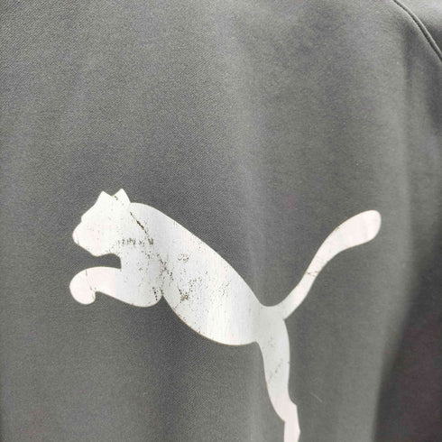 プーマ PUMA 00s ロゴ刺繍 Vネックトップス メンズ JPN:L