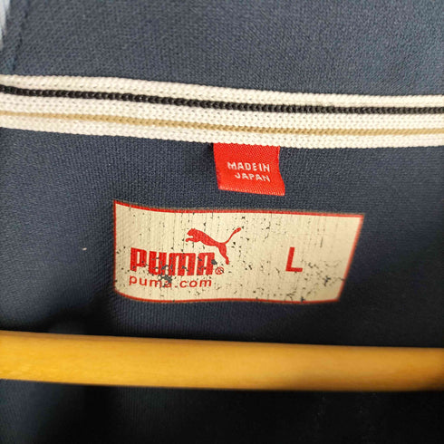 プーマ PUMA 00s ロゴ刺繍 Vネックトップス メンズ JPN:L